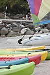 Kayaks - Sail Boat - Travel - Focused Stock Images .com