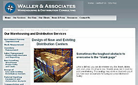 Waller & Associates Warehousing and Distribution Consulting Corporate Site